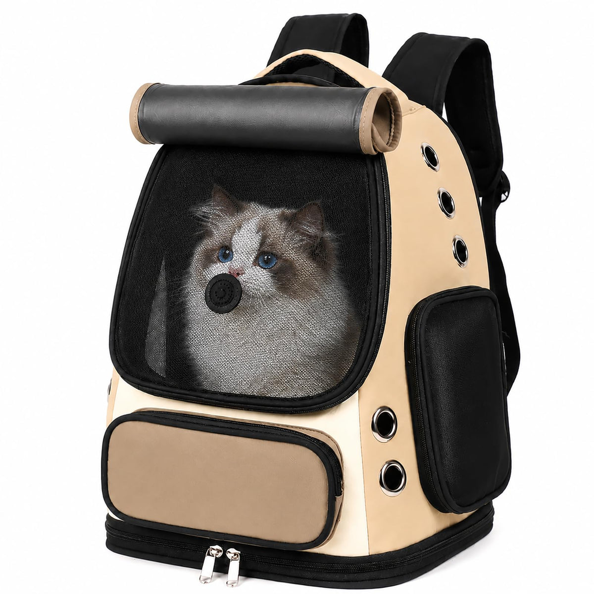 Cat Backpack Carrier, TSA Airline Approved Pet Travel Bag - Image 1