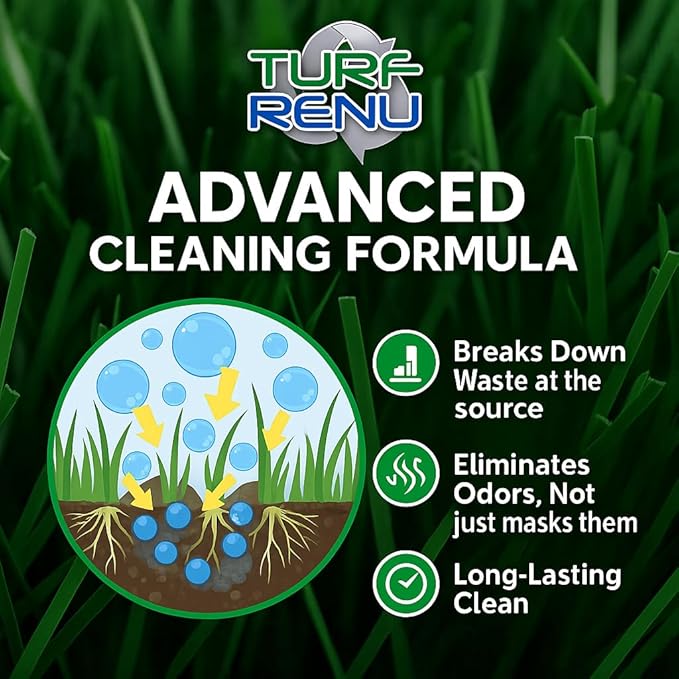 Tr10101 Bio-Enzymatic Cleaning Solution for Synthetic/Artificial Turf and Pet Odor Control, 1-Gallon