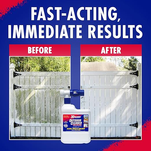 30 SECONDS Outdoor Cleaner 2-Pack with Hose End Sprayer - Deck & Siding Cleaner