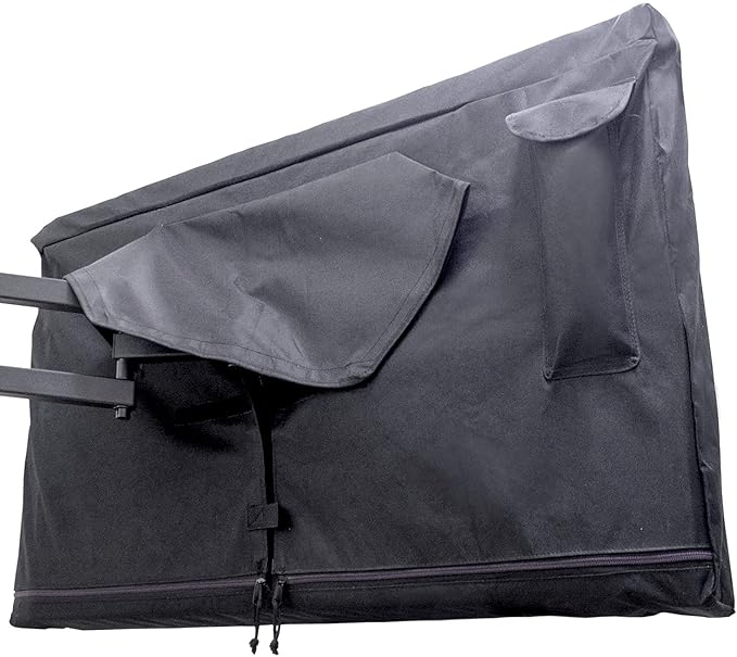 Outdoor TV Cover 95-100 inch - WITH ZIPPER, Weatherproof, Waterproof 360 degrees protection, Soft Non Scratch Interior - Black