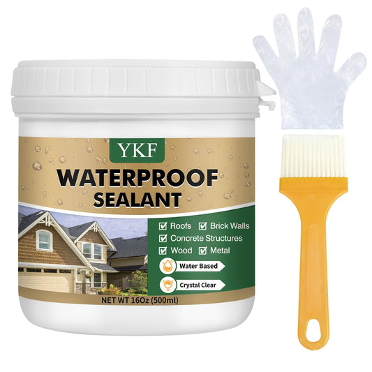 YKF Transparent Waterproof Sealant, Self-Leveling Clear Coating - Image 1