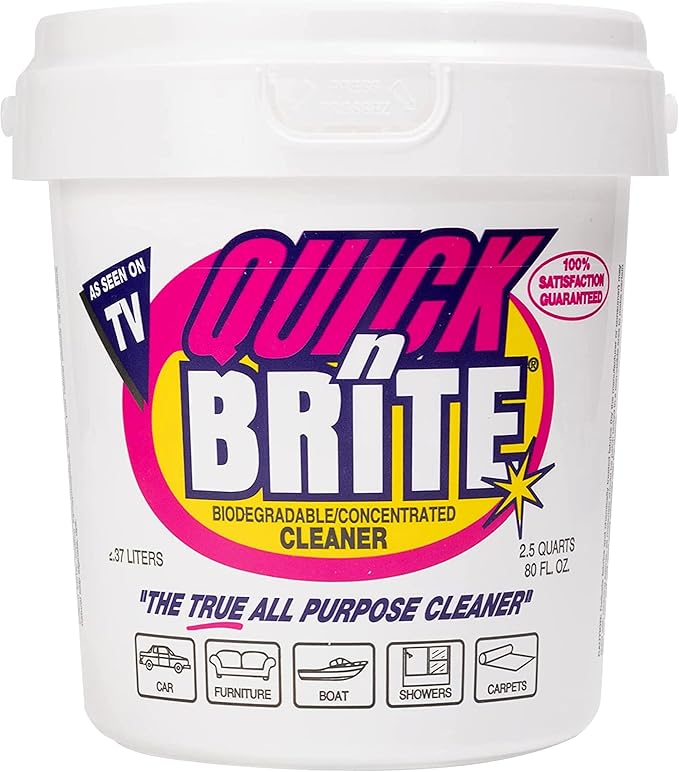 Quick 'n Brite All Purpose Cleaning Paste - Pet-Safe Miracle Cleaner for Tough Stains
