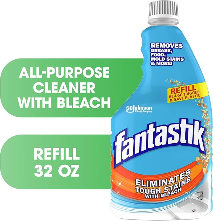 Fantastic Bleach Cleaner, 32 Ounce (Pack of 2)