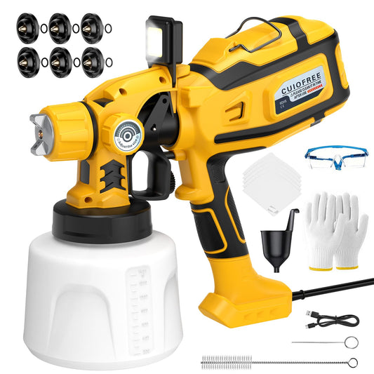 Paint Sprayer for House Painting,Electric HVLP Paint Sprayer,YEL - Image 1