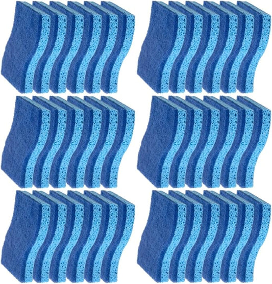 CELOX 36 Dishwashing Household Cleaning Sponges for Kitchen, Blue