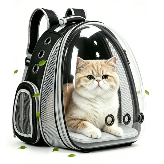Expandable Pet Backpack 14"×15"×16.5" Cats Dogs Carrier Bag - Image 1