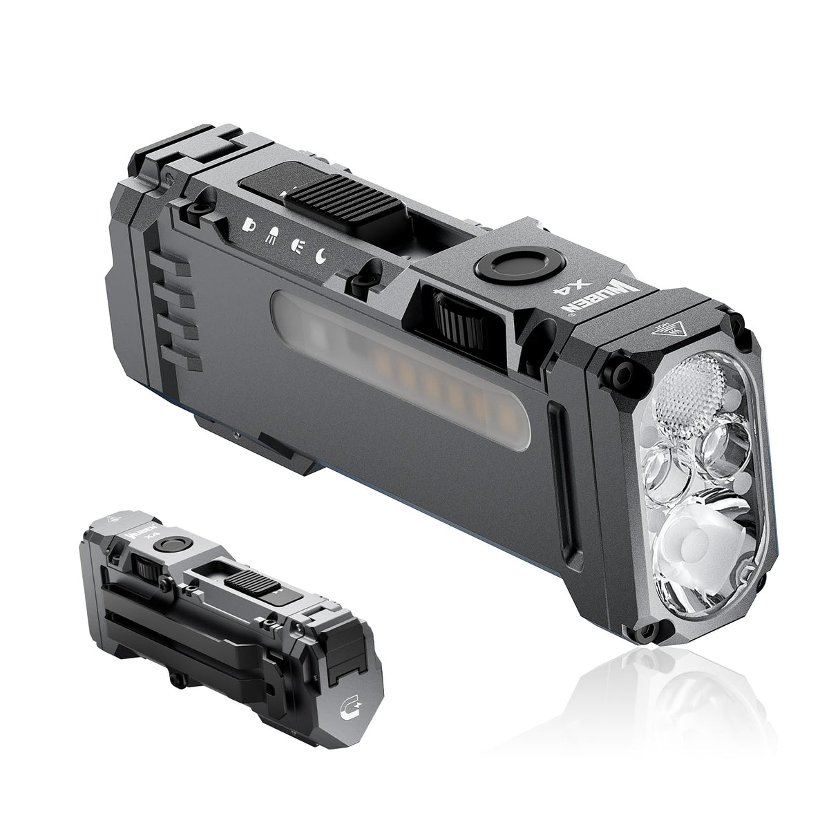 WUBEN X4 Flashlight Rechargeable,Compact EDC Light with RGB - Image 1