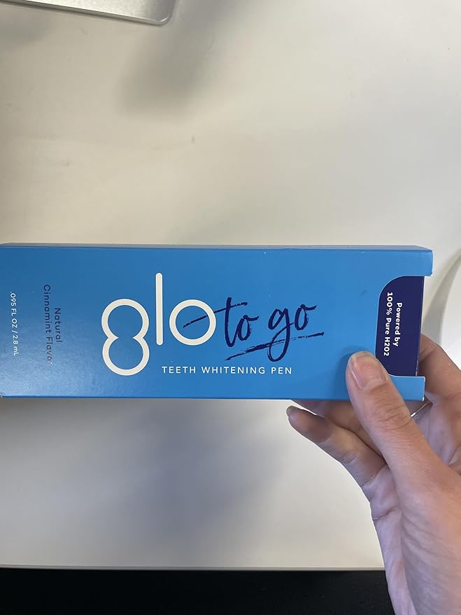 GLO Science Teeth Whitening Pen — Easy to Use, Safe & Effective Dentist Invented Whitening Treatment — Designed for Sensitive Teeth, Travel Friendly