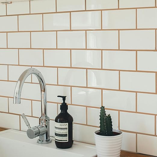 PentaUSA Brown Tile Grout Repair Kit - Premixed Filler for Cracks & Gaps, Waterproof Ready to Use Grout Repair for Shower, Kitchen & Bathroom-8.8oz (250g - 0.55 lb)
