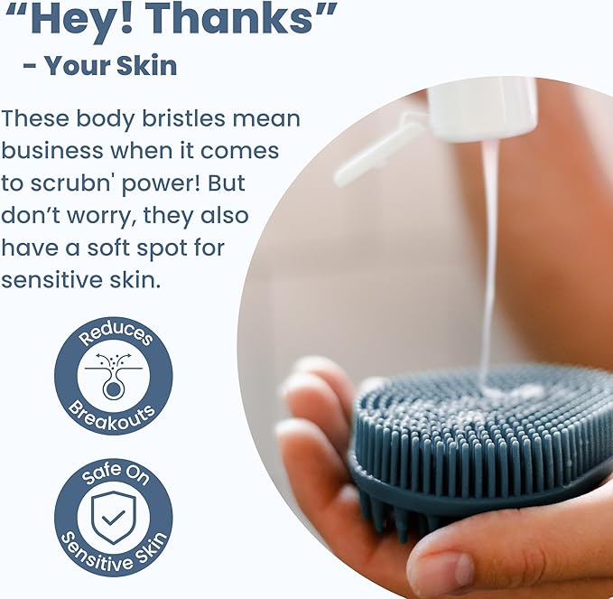 Scrub-dub™ - Premium Antimicrobial Scalp and Body Scrubber | Face Exfoliator and Scalp Scrubber for Dandruff | Loofah and Exfoliating Washcloth Replacement | Made in The USA (2-Pack)