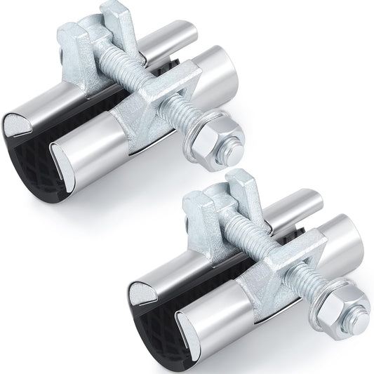 Hicarer 2 Pack 1/2 Inch Pipe Repair Clamp, 3” Long, Single Bolt - Image 1