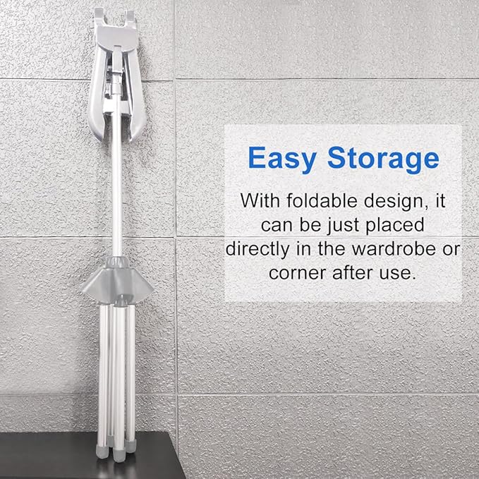 Portable Steamer Stand for Clothes, Steamer Rack Steam Iron Stand for Steaming Clothes, Travel Garment Hanger Steaming Racks, Handheld Steam Cloth Racks for RV, Home, Hotel +2 Bags+1 Lint Remover