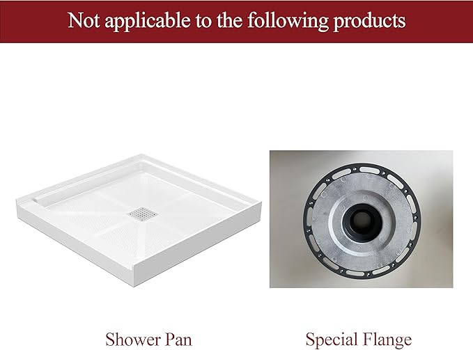 WEBANG 4 Inch Square Shower Floor Drain with Flange,Quadrato Pattern Grate Removable,Food-Grade SUS 304 Stainless Steel,Watermark&CUPC Certified, Brushed Gold