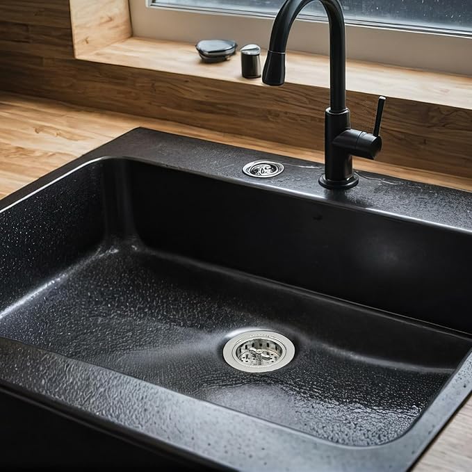 Westbrass Wing Nut Style Large Kitchen Sink Basket Strainer, 2 Pack, Polished Nickel, D2135-05