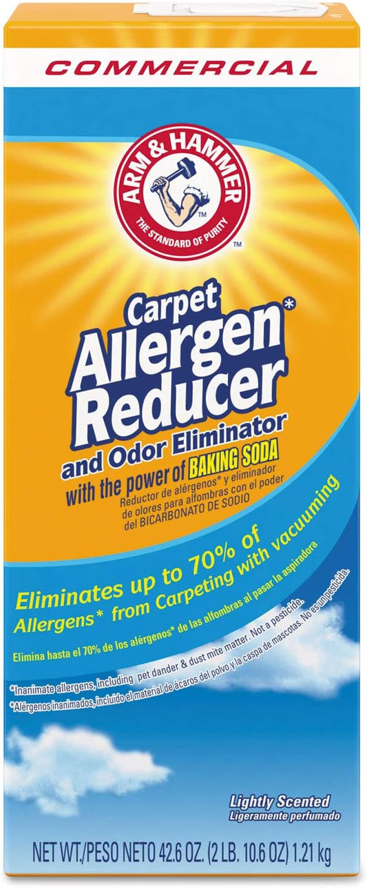 Arm & Hammer 3320084113 Carpet & Room Allergen Reducer & Odor Eliminator, 42.6oz Shaker Box