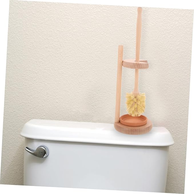 1Set Multifunctional Bathroom Toilet Brush with Storage Holder Long Handle Scrubber for Efficient Heavy Duty Design for Home Use and Deep Removal