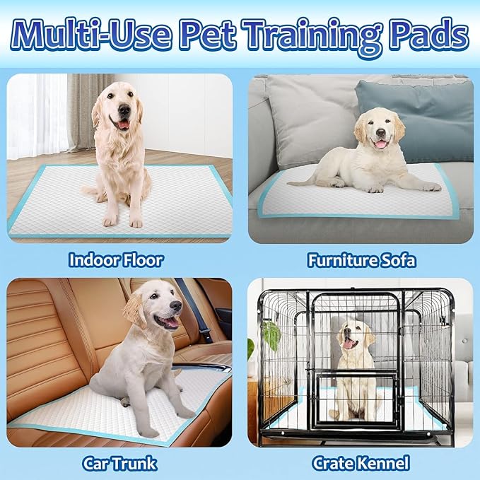 Dog Pee Pads Extra Large 30"x36", 30 Count Super Absorbent Pee Pads for Dogs, Disposable Urine Bed Pads for Doggie, Thicken XXL Puppy Pads, Piddle Pads X-Large for Indoor, Outdoor Use