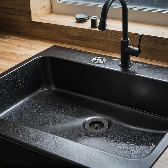 Westbrass D2145-12 3-1/2" Post Style Large Kitchen Sink Basket Strainer, Oil Rubbed Bronze (2-Pack)