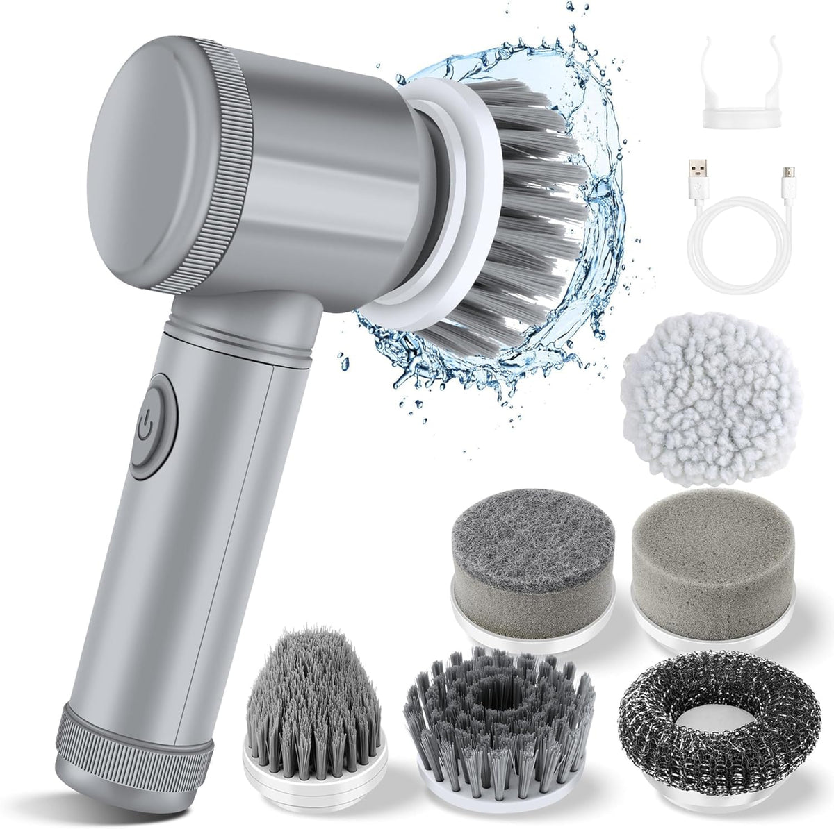 Electric Spin Scrubber - Shower Scrubber,Bathroom Scrubber - Image 1
