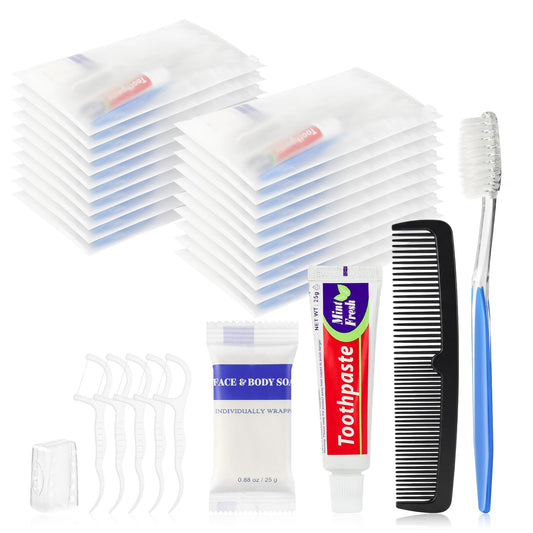 Travel Size Toiletries Bulk Homeless Care Package Supplies - Image 1