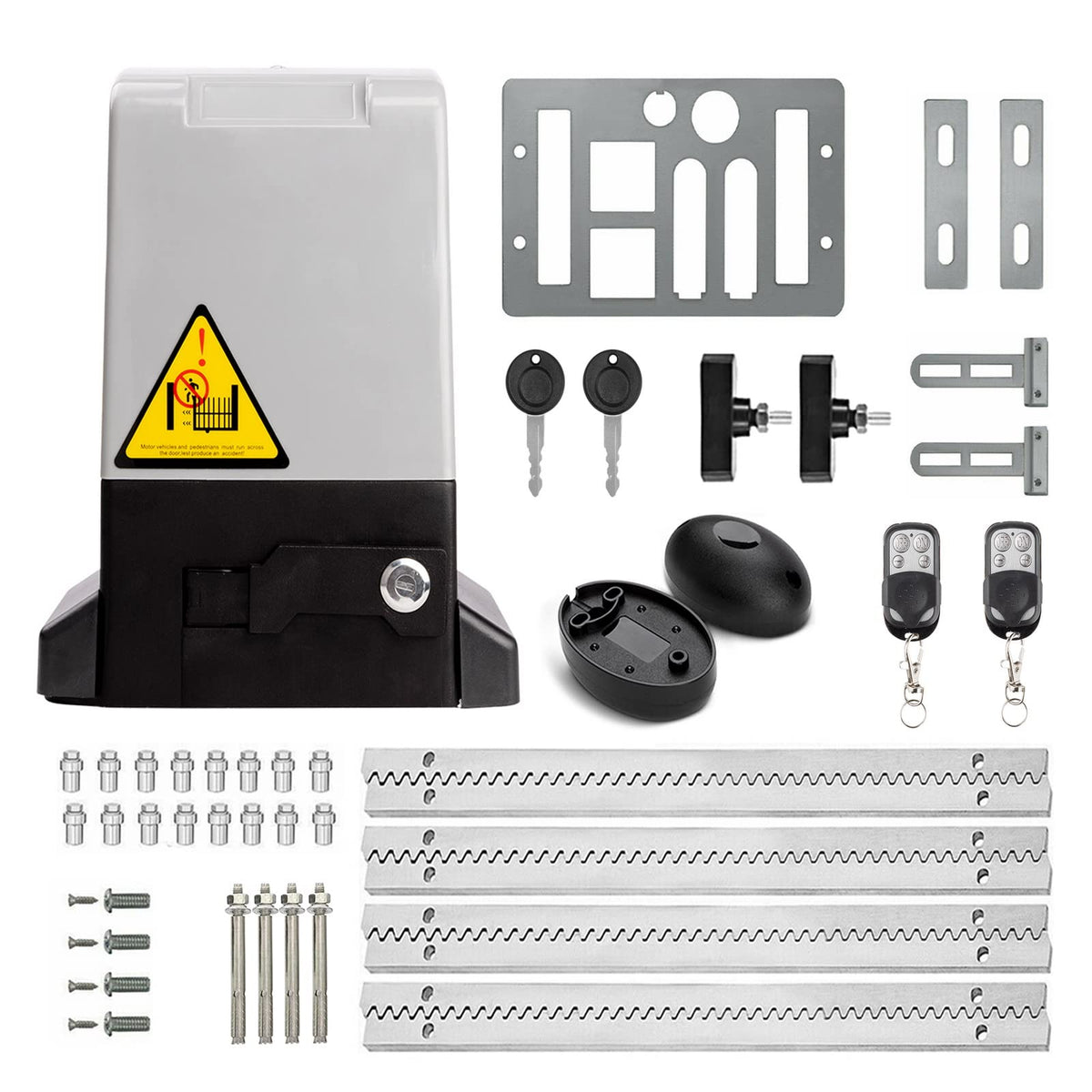 Blütezeit 1800lb Automatic Sliding Gate Opener, 370W Rack - Image 1