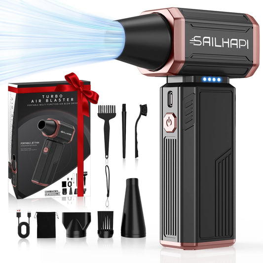 Compressed Air Duster 300000RPM, Cordless Electric Dust Blower - Image 1