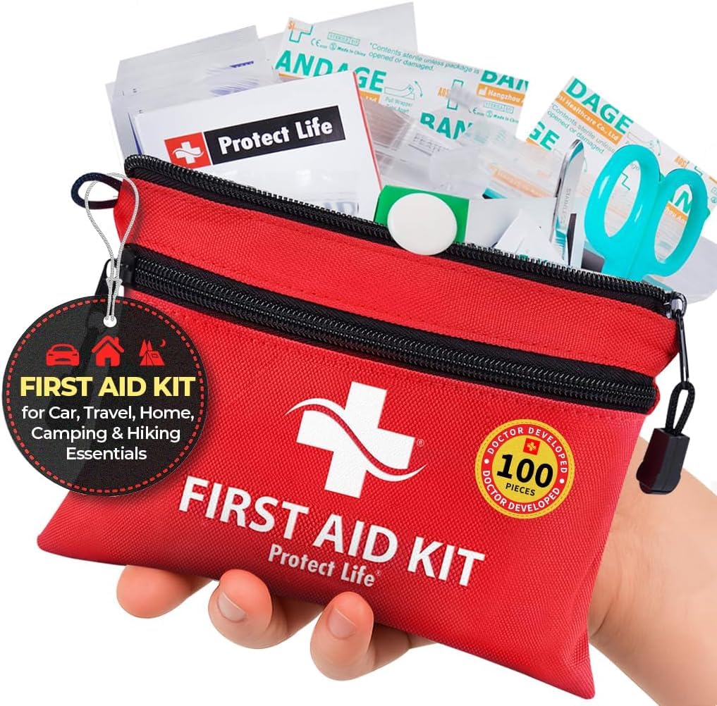 Protect Life Travel First Aid Kit for Car - Small Mini - Image 1