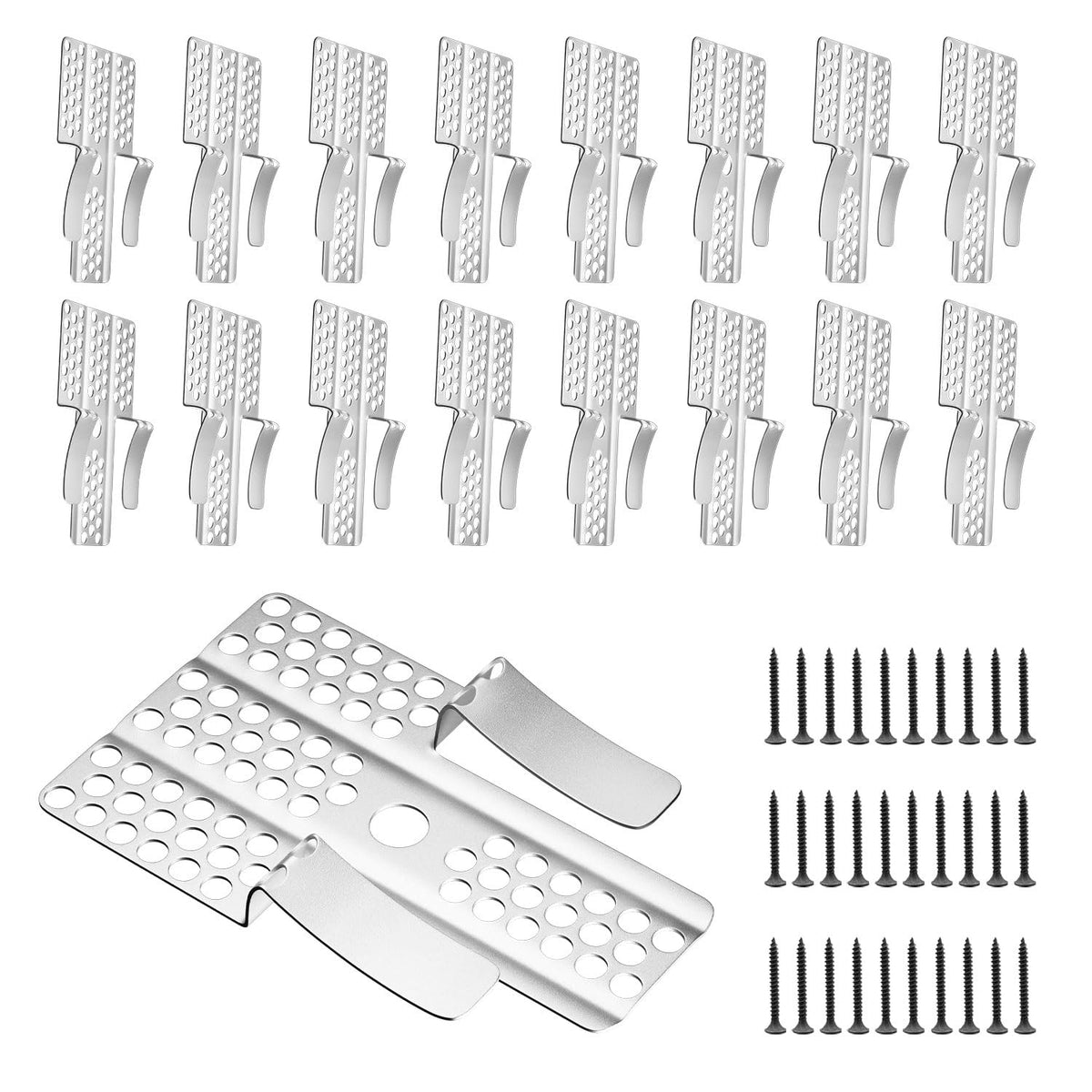 Drywall Repair Clips, 30pcs Drywall Fastner Clips with 60 - Image 1
