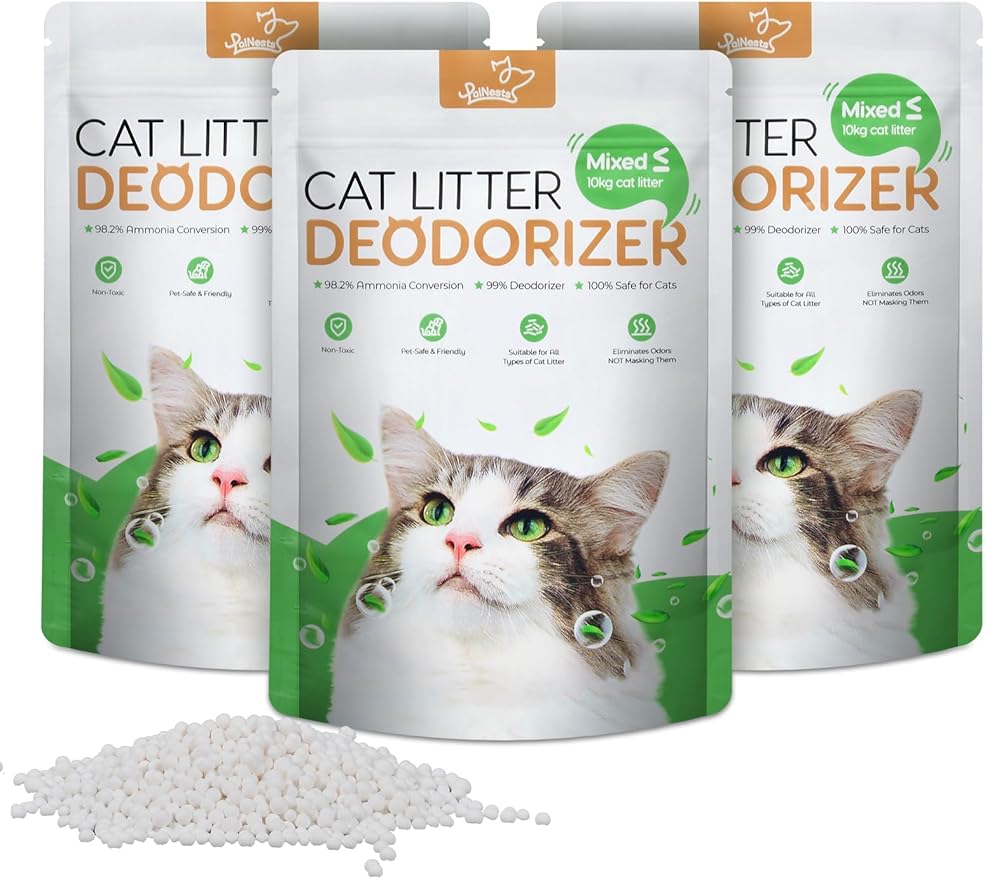 Litter Box Deodorizer, Pet Odor Eliminator, Cat Toilet Tray Smell Control Remover, Exclusive for L7 Pro / L7 Ultra / L8 Max / L8 Ultra Cat Litter Box (Pack of 3)