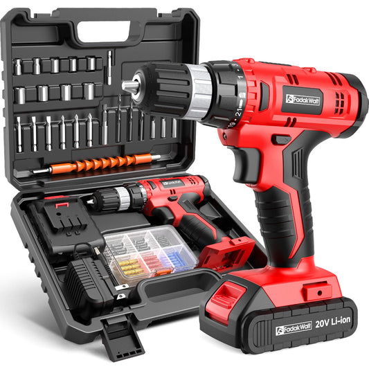 FADAKWALT Cordless Drill Set, 20V Electric Power Drill - Image 1