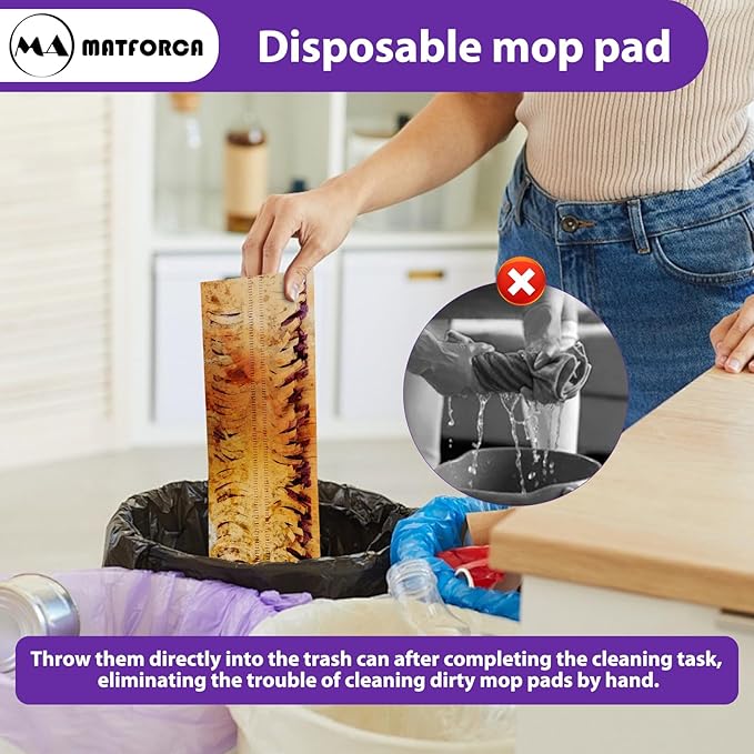 40 Pack Swiffer Power Mop Pads Refill - Disposable Wet Pads for Swiffer Mop, Quick and Easy Floor Cleaning, Compatible with Swiffer Power Mop and WetJet, Ideal for Hardwood, Tile, and Laminate Floors