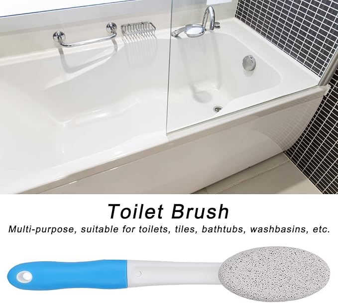 Pumice Stone for Toilet, Pumice Stone Toilet Bowl Cleaner Pumice Stone Cleaning Brush Hard Water Toilet Bowl Ring Remover Cleaner for Household Sink Pool Bathroom Kitchen