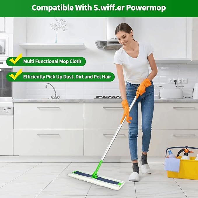 25 Count Heavy Duty Disposable Mop Refills for s.wiff.er Sweeper XL Mop - Designed for Hard Surfaces, Convenient Single-Use Cleaning Pads