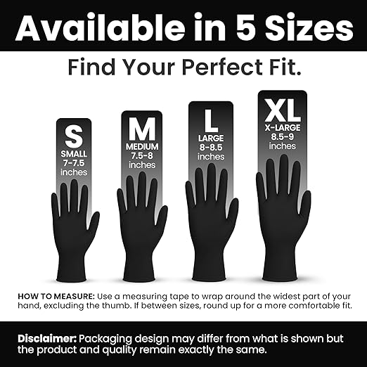 SAFEWAY USA Vinyl Disposable Gloves — Non-Latex and Powder Free, Heavy-Duty Protective and Multi-Purpose Gloves for Cleaning, Food Prep, Tattooing, Lab Works, Mechanics and More — (1000 pcs, Medium)