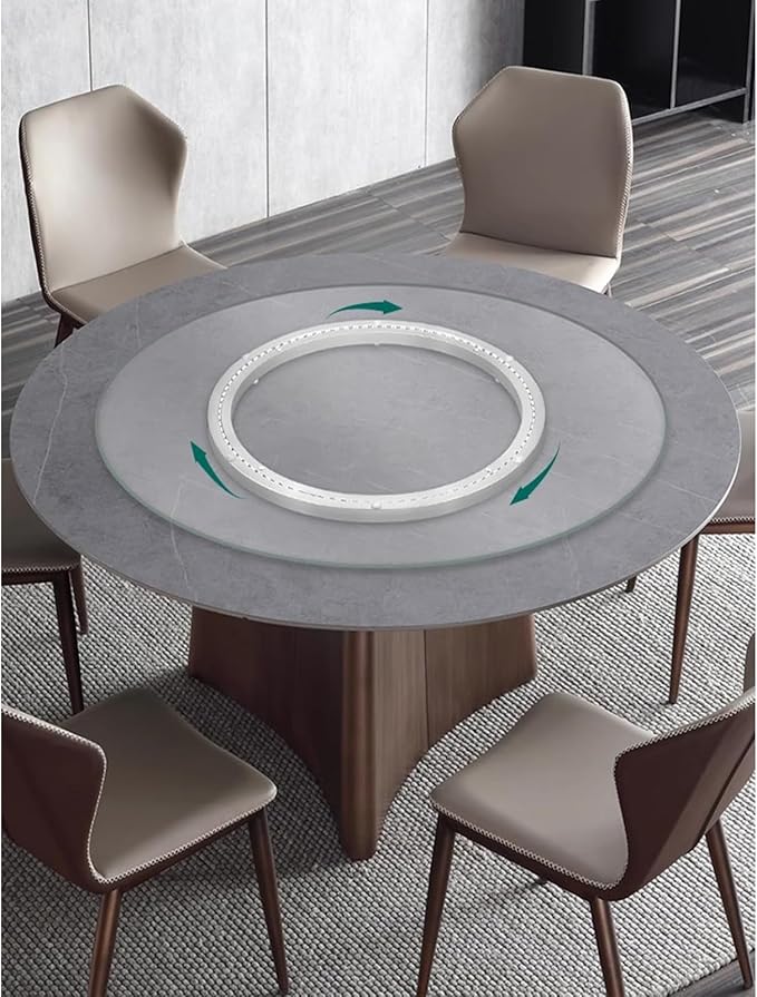 Lazy Susan 20 Inchs Aluminum Bearing Metal Rotating Turntable Bearings Swivel Plate Hardware for Dining-Table and Workbench Non-Slip