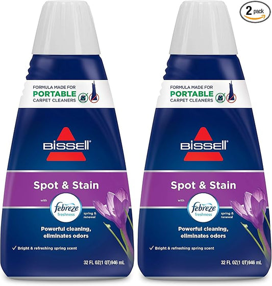 Bissell Spot & Stain with Febreze Freshness Spring & Renewal Formula,7149,32 ounces,(Pack of 2)