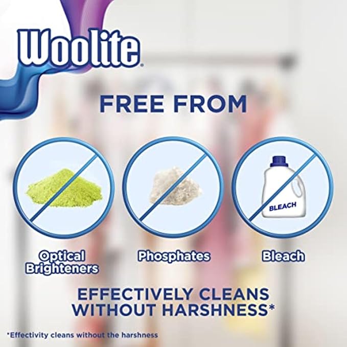 Woolite Darks Defense Liquid Laundry Detergent, Light Fresh Scent, 66 Loads, 100 Fl Oz