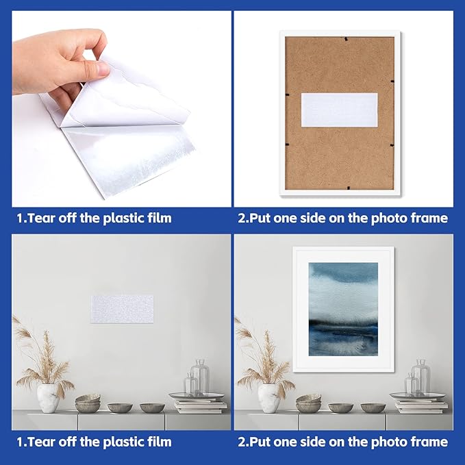 4 Inch x 18 Feet White Adhesive Hook Loop Tape Heavy Duty, Multi-Purpose Carpet Anti Slip Rug Gripper, Double Sided Hook Loop Rolls, Couch Cushion Grip, Bulk Sticky Straps Wall Hanging Strips