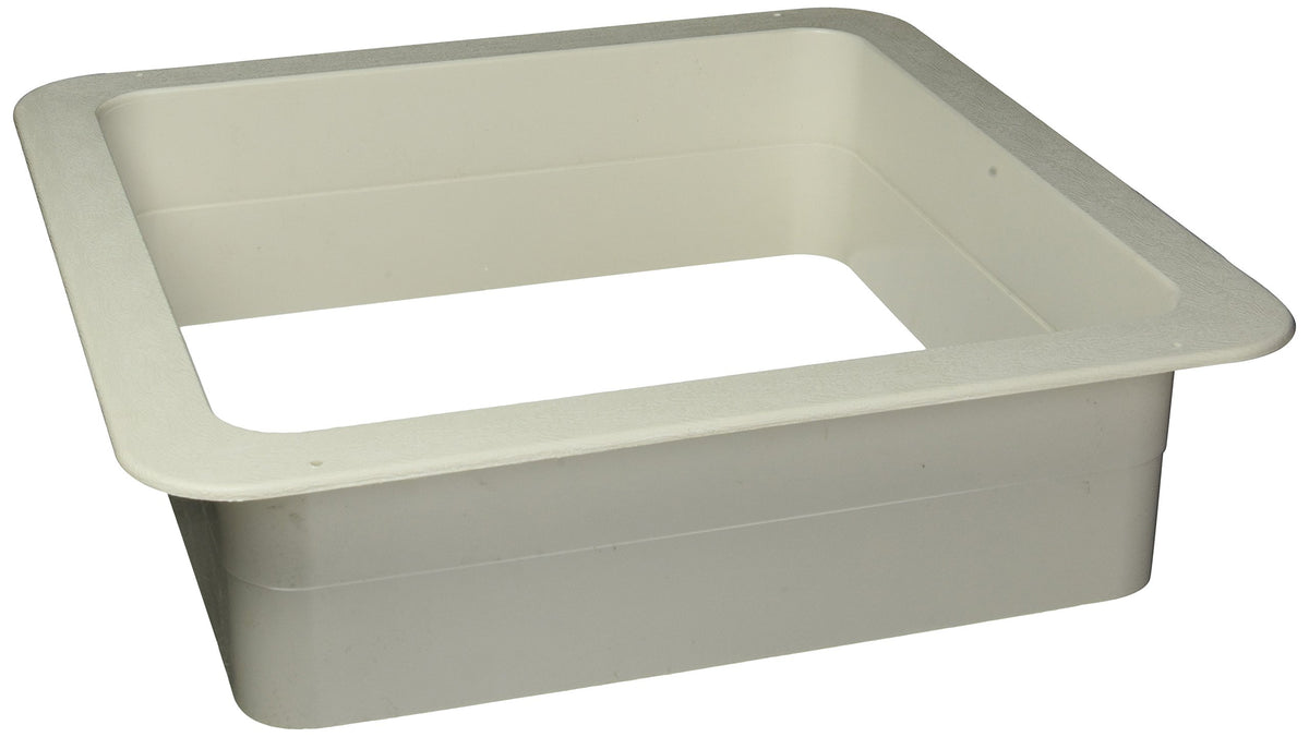 Ventline VA0445-28 Birch White 4-1/8" Radius Garnish, Grey - Image 1