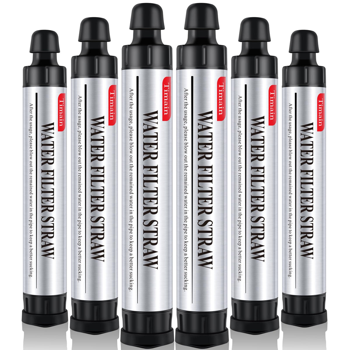 Timain 6 Pack 4-Stage Filtration,High Flow Rate Water - Image 1