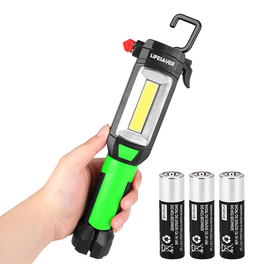 9-in-1 Emergency Auto Tool with LED Flashlight | | Tools & Home Repair - Image 1