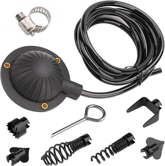 FEITON Air Foot Pedal + Cutter Head Set, Pedal Switch with 8' Hose, 16mm Steel Spring Automatic Locking Cutter Head, for Drain Cleaning Machines Replace Ridgid K-400, K-380, K-3800, K-7500, Spartan