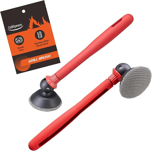Grill Brush for Blackstone Flat Top Griddle,Safe Bristle-Free Cleaning Brush Tools, Barbecue Grill Cleaner, Grill Brush for Outdoor Grill, Grilling Accessories Gift for Men