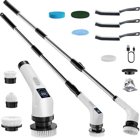 Electric Spin Scrubber Cleaning Brush (54 inches)
