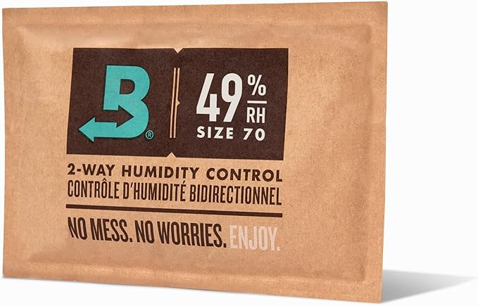 Boveda 49% Two-Way Humidity Control Packs for Music – Single Standard Size – For Wooden Instrument Cases – Humidifier Pack Prevents Cracking & Warping – Individually Wrapped Guitar Humidifiers