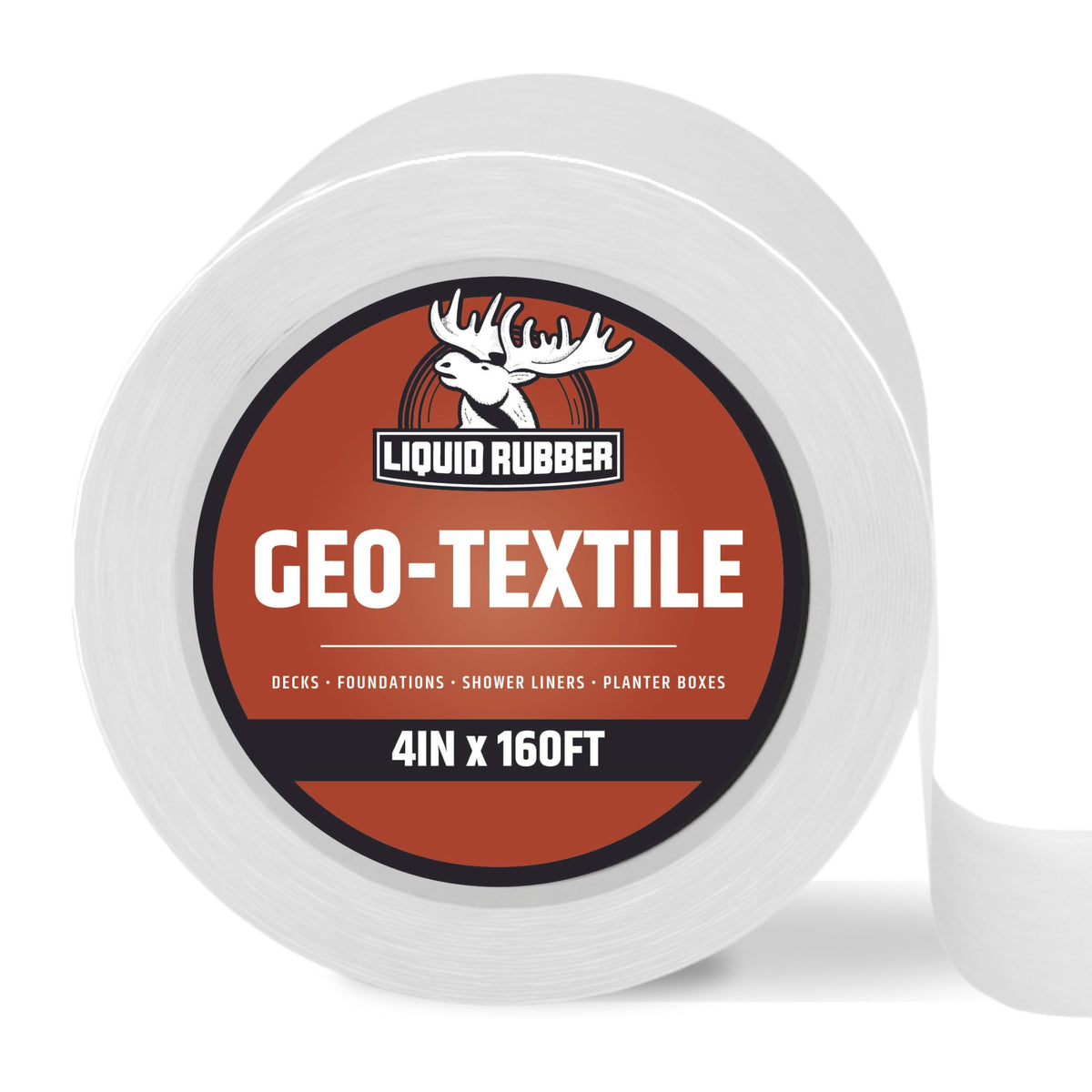 Liquid Rubber Geo-Textile Fabric Roll, 4 Inch x 160 Foot - Image 1