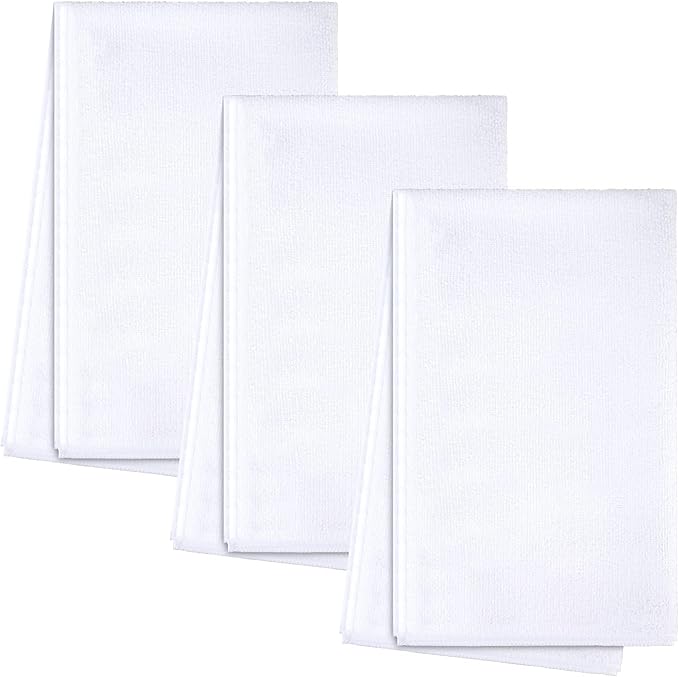 Patelai Sublimation Dishtowel Absorbent Multi Purpose Kitchen Dish Towels Blank DIY Dishcloth Bathroom Towel for Fall Christmas Kitchen Home Decor,16 x 24 Inch(3 Pieces)