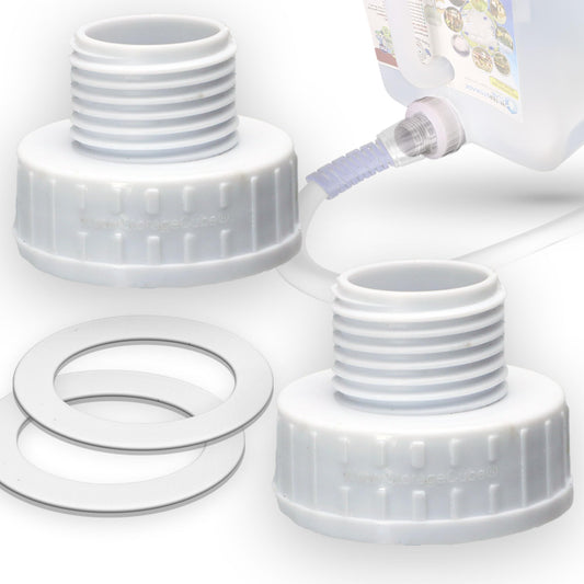 Pack of 2 Hose Connectors for Collapsible Water | Kitchen Essentials - Image 1