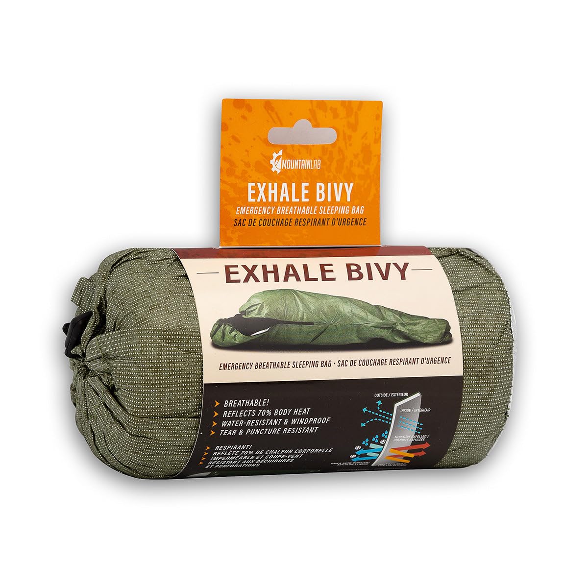 Mountain Lab Exhale Emergency Bivy Breathable Sleeping Bag - Image 1