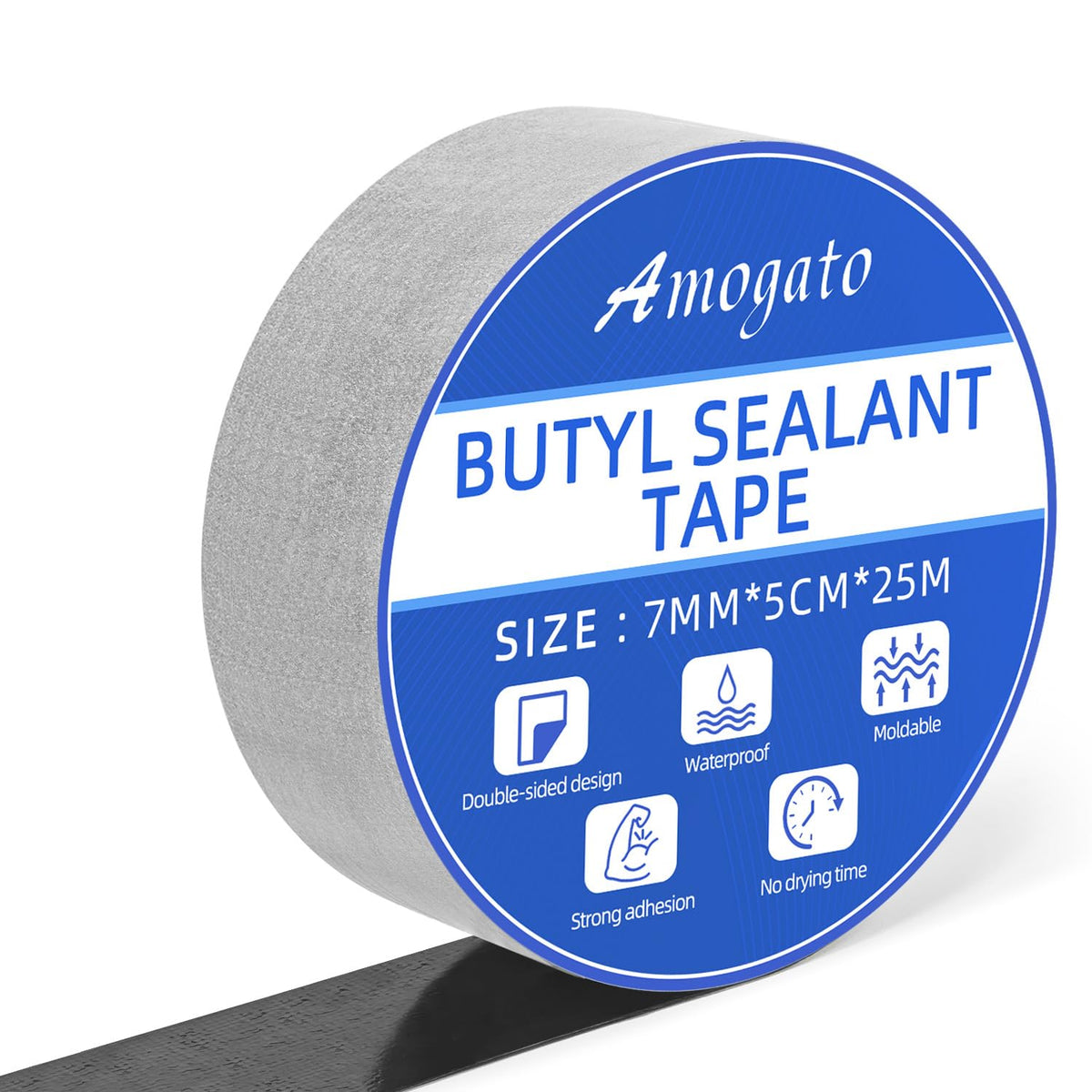 Double Sided Butyl Sealant Tape, 2" x 82' - 28 Mil Thick | Home Repair - Image 1
